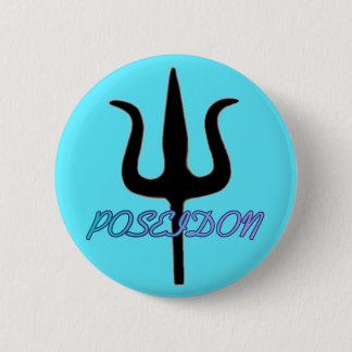 Badge Rond 5 Cm Bouton de Poseidon
