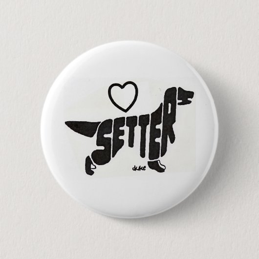 BADGE ROND 5 CM BOUTON DE POSEURS D'AMOUR (Devant)