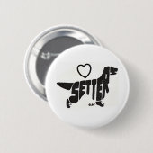BADGE ROND 5 CM BOUTON DE POSEURS D'AMOUR (Devant & derrière)