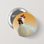 Badge Rond 5 Cm Bouton de poulet (Devant & derrière)
