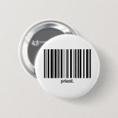 Badge Rond 5 Cm Bouton de prêtre (Devant & derrière)