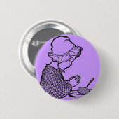 Badge Rond 5 Cm Bouton de prière (Devant & derrière)