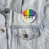 Badge Rond 5 Cm Bouton de pronom (En situation)