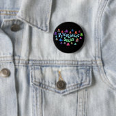 Badge Rond 5 Cm Bouton de PsychBlobz par Bex Ilsley (En situation)