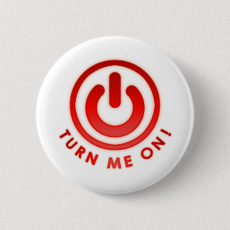 Badge Rond 5 Cm Bouton de puissance - allumez-moi