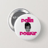 Badge Rond 5 Cm Bouton de puissance de Palin (Devant & derrière)