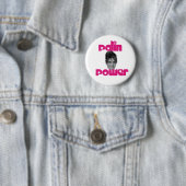 Badge Rond 5 Cm Bouton de puissance de Palin (En situation)
