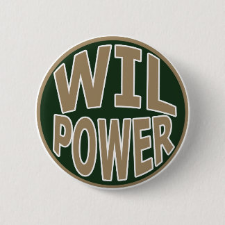 Badge Rond 5 Cm Bouton de puissance de volonté