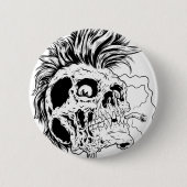 Badge Rond 5 Cm Bouton de Punkskull (Devant)