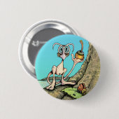 Badge Rond 5 Cm Bouton de quéquette (Devant & derrière)
