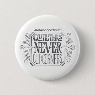 Badge Rond 5 Cm Bouton de Quilters