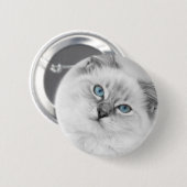Badge Rond 5 Cm bouton de ragdoll (Devant & derrière)