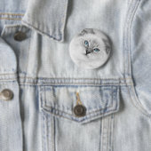 Badge Rond 5 Cm bouton de ragdoll (En situation)