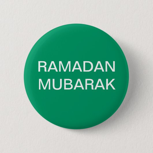 Badge Rond 5 Cm Bouton de Ramdan (Devant)