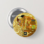 Badge Rond 5 Cm Bouton de réalisation de Gustav Klimt (Devant & derrière)