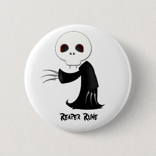 Badge Rond 5 Cm Bouton de Reaper Rune