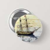 Badge Rond 5 Cm Bouton de "réflexions" (Devant & derrière)