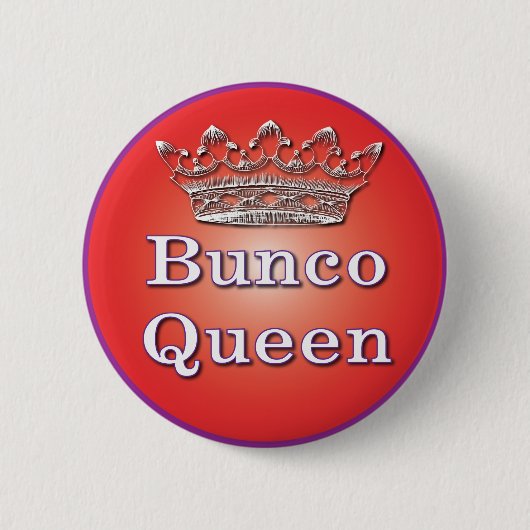Badge Rond 5 Cm bouton de reine de bunco (Devant)