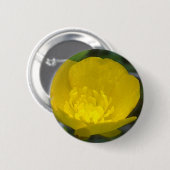 Badge Rond 5 Cm Bouton de renoncule (Devant & derrière)