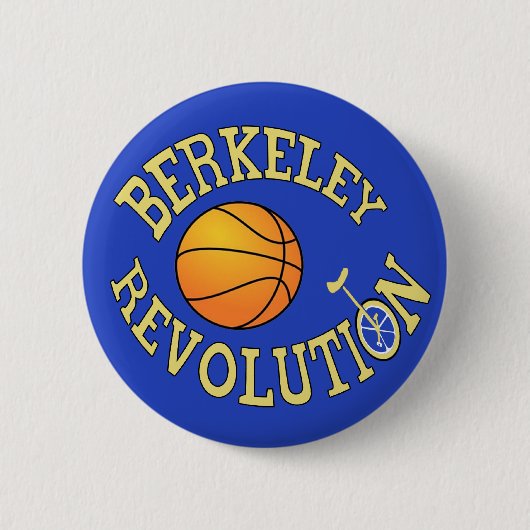 Badge Rond 5 Cm Bouton de révolution de Berkeley (Devant)