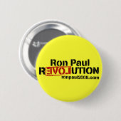 Badge Rond 5 Cm Bouton de révolution de Ron Paul (Devant & derrière)