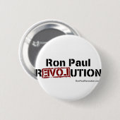 Badge Rond 5 Cm Bouton de révolution de Ron Paul (Devant & derrière)