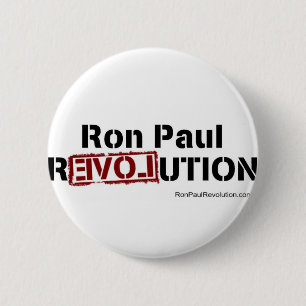Badge Rond 5 Cm Bouton de révolution de Ron Paul