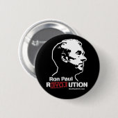 Badge Rond 5 Cm Bouton de révolution de Ron Paul (Devant & derrière)