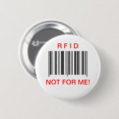 Badge Rond 5 Cm Bouton de "RFID" (Devant & derrière)