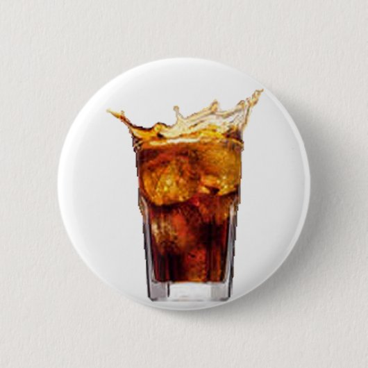 Badge Rond 5 Cm Bouton de rhum et de kola (Devant)