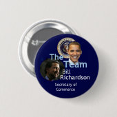 Badge Rond 5 Cm Bouton de Richardson d'équipe (Devant & derrière)