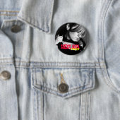 Badge Rond 5 Cm Bouton de roches (En situation)