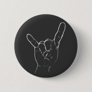 Badge Rond 5 Cm Bouton de rock