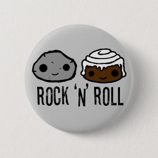 Badge Rond 5 Cm Bouton de rock