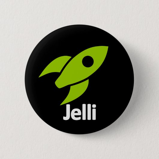 Badge Rond 5 Cm Bouton de Rocket (Devant)