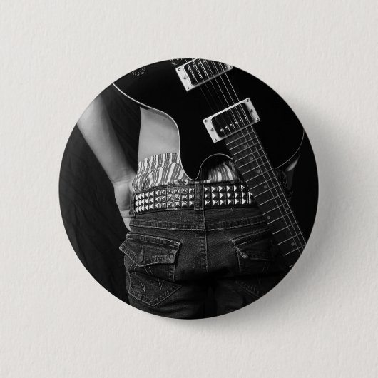Badge Rond 5 Cm Bouton de Rockstar (Devant)