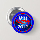 Badge Rond 5 Cm Bouton de ROMNEY 2012 (Devant & derrière)