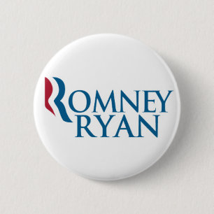 Badge Rond 5 Cm Bouton de Romney/Ryan 2012