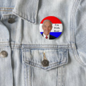 Badge Rond 5 Cm Bouton de Ron Paul (En situation)