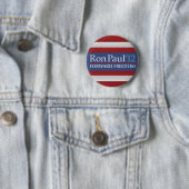 Badge Rond 5 Cm Bouton de Ron Paul 2012 (En situation)