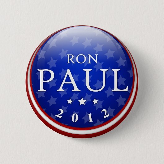 Badge Rond 5 Cm Bouton de Ron Paul 2012 (Devant)