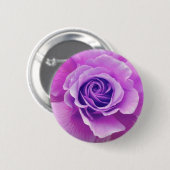 Badge Rond 5 Cm Bouton de rose de pourpre (Devant & derrière)