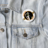 Badge Rond 5 Cm Bouton de rouleaux de Rocketeer (En situation)