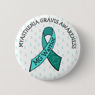 Badge Rond 5 Cm Bouton de ruban MG Warrior Awareness