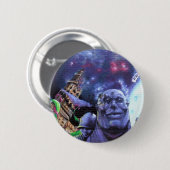 Badge Rond 5 Cm Bouton de sac à dos de graffiti de Montréal (Devant & derrière)