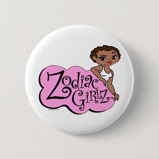 Badge Rond 5 Cm Bouton de Sagittaire (Devant)