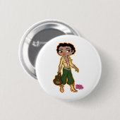 Badge Rond 5 Cm Bouton de Sagittaire (Devant & derrière)