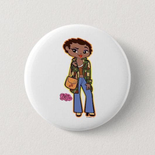 Badge Rond 5 Cm Bouton de Sagittaire (Devant)