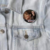 Badge Rond 5 Cm Bouton de Sarah Palin (En situation)
