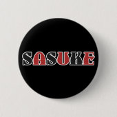 Badge Rond 5 Cm Bouton de Sasuke (Devant)